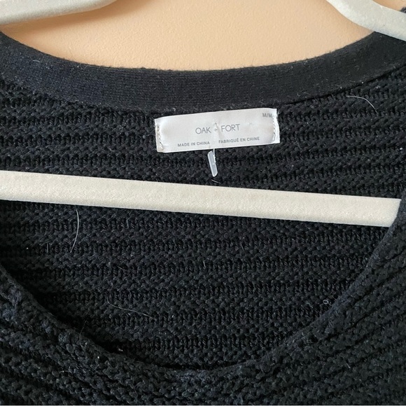 OAK + FORT Oversized Ribbed Sweater - Picture 4 of 5